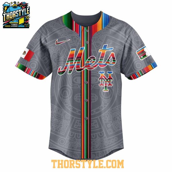 New York Mets Mexican Heritage Familia 2025 Personalized Baseball Jersey