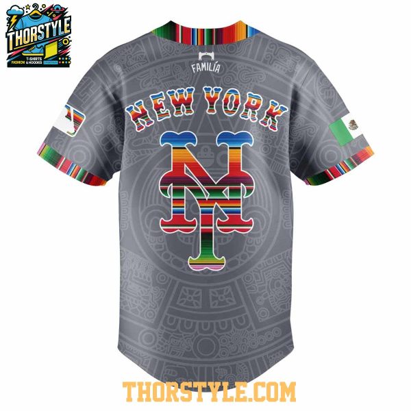 New York Mets Mexican Heritage Familia 2025 Personalized Baseball Jersey