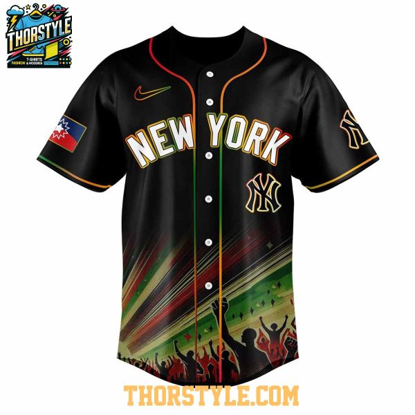 New York Yankees 2025 Juneteenth Freedom Day Proud Baseball Jersey