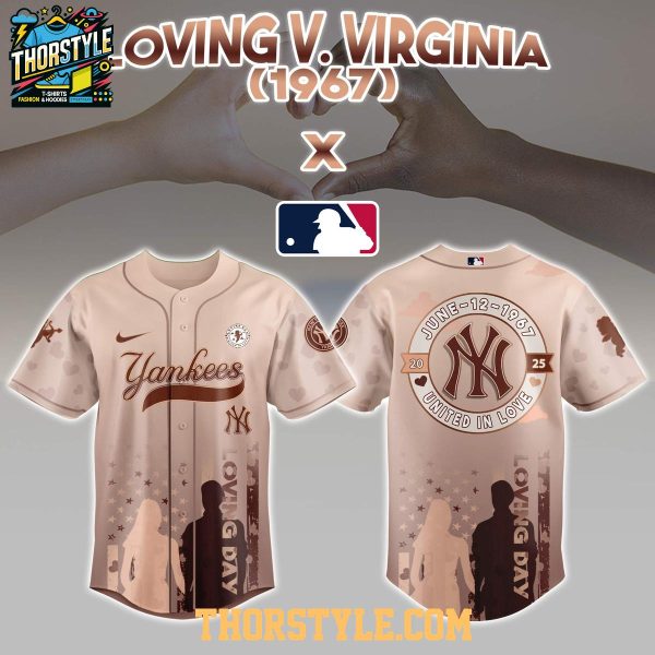 New York Yankees Happy Loving Day 1967-2025 Loving Virginia Baseball Jersey