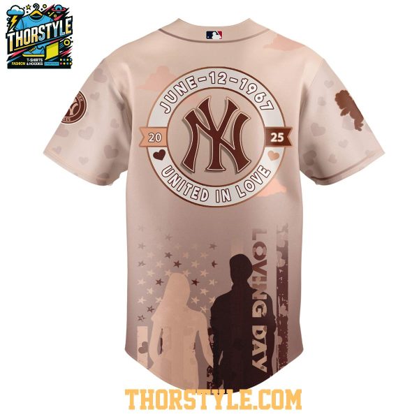 New York Yankees Happy Loving Day 1967-2025 Loving Virginia Baseball Jersey