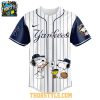New York Yankees Snoopy Happy Fathers Day Peanuts 2025 Baseball Jersey