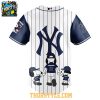 New York Yankees Snoopy Happy Fathers Day Peanuts 2025 Baseball Jersey