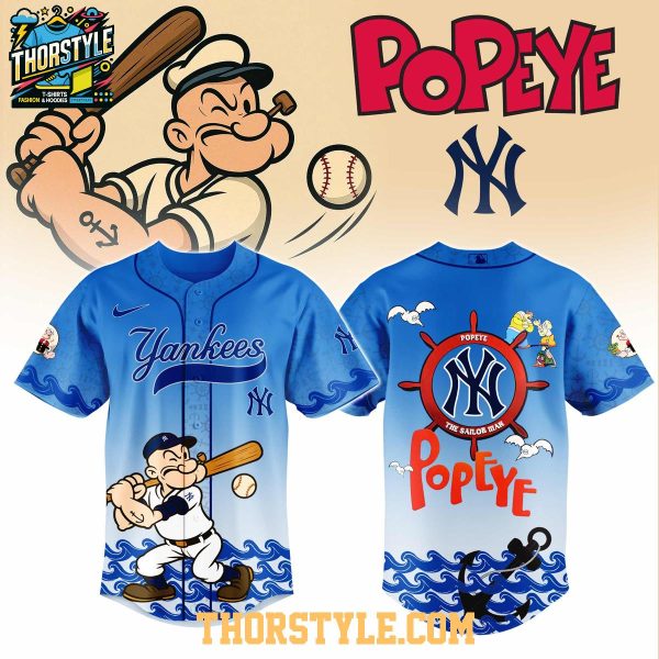 New York Yankees The Sailor Man 2025 Celebration Baseball Jersey