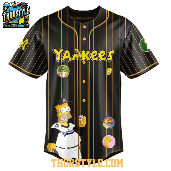 New York Yankees The Simpsons Memories 2025 Personalized Baseball Jersey