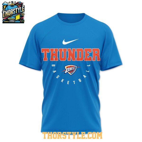 Oklahoma City Thunder 2025 Western Conference Champions Skyline Hoodie T-Shirt