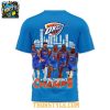 Oklahoma City Thunder 2025 Western Conference Champions Skyline Hoodie T Shirt