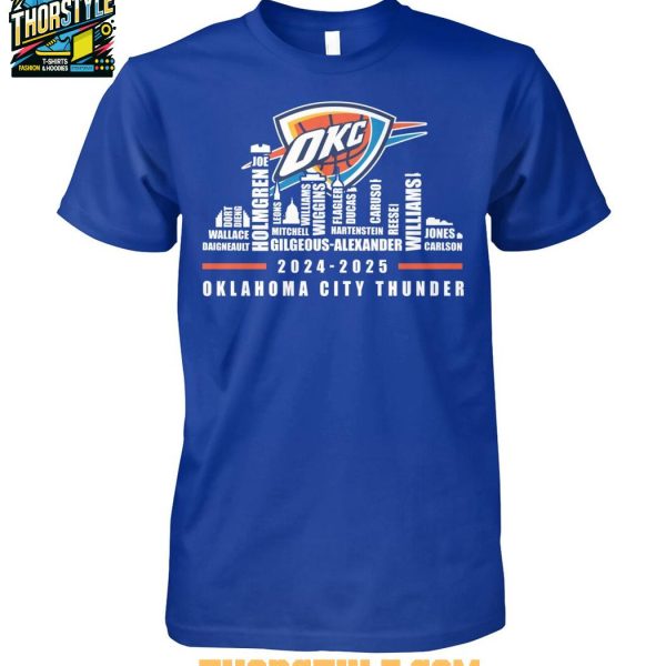 Oklahoma City Thunder Thank You For The Memories 2024-2025 TShirt