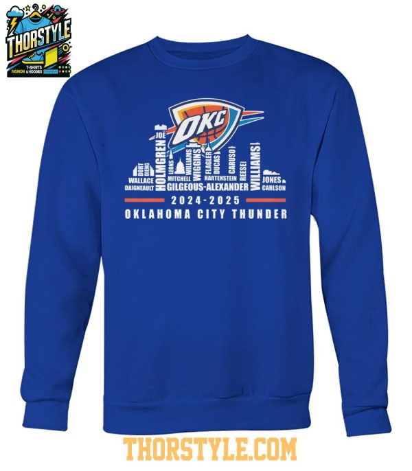 Oklahoma City Thunder Thank You For The Memories 2024-2025 TShirt