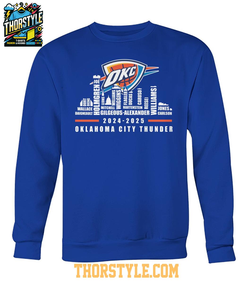 Oklahoma City Thunder Thank You For The Memories 2024-2025 TShirt Oklahoma City Thunder Thank You For The Memories 2024-2025 TShirt