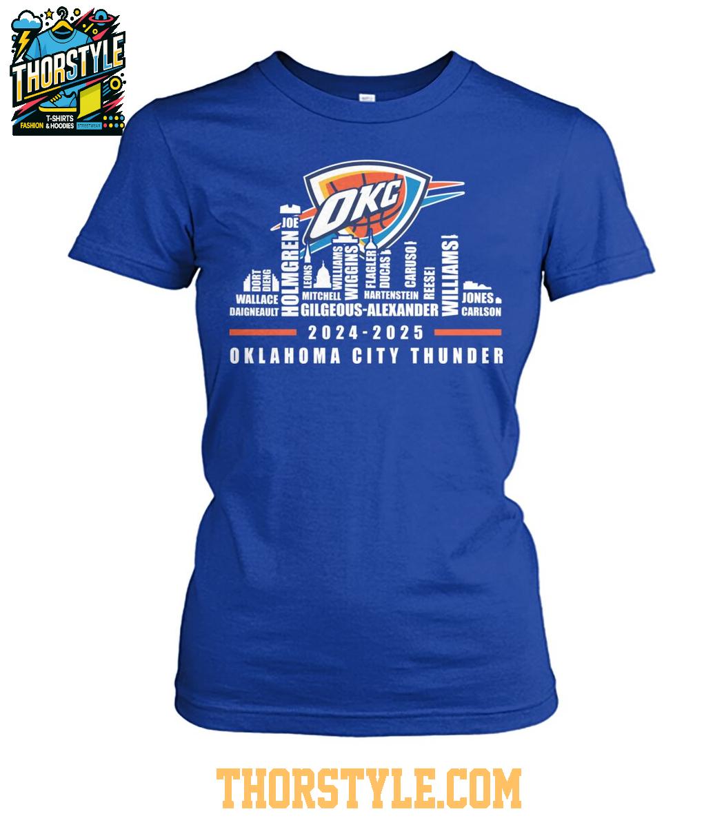 Oklahoma City Thunder Thank You For The Memories 2024-2025 TShirt Oklahoma City Thunder Thank You For The Memories 2024-2025 TShirt