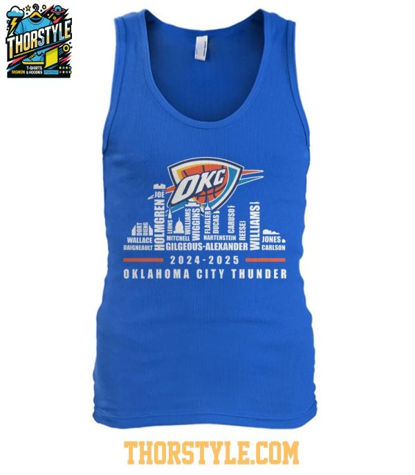 Oklahoma City Thunder Thank You For The Memories 2024-2025 TShirt