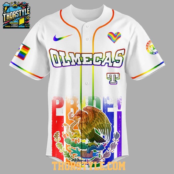 Olmecas de Tabasco 2025 Happy Pride Month Baseball Jersey