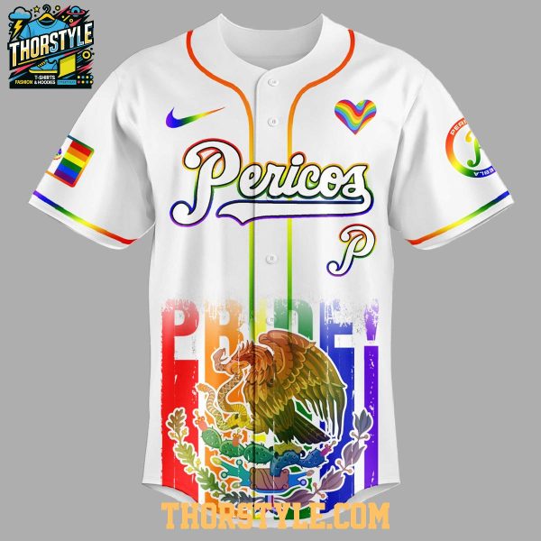 Pericos de Puebla 2025 Happy Pride Month Baseball Jersey