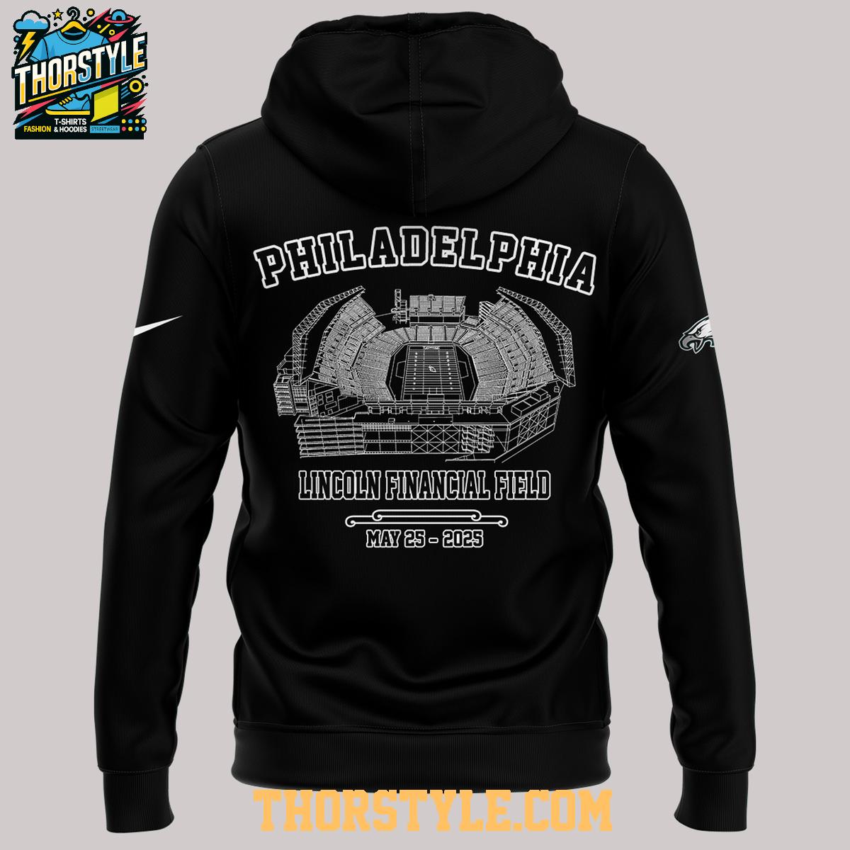 Philadelphia Eagles M72 World Tour 2025 No Repeat Weekend Hoodie T-Shirt Philadelphia Eagles M72 World Tour 2025 No Repeat Weekend Hoodie T-Shirt