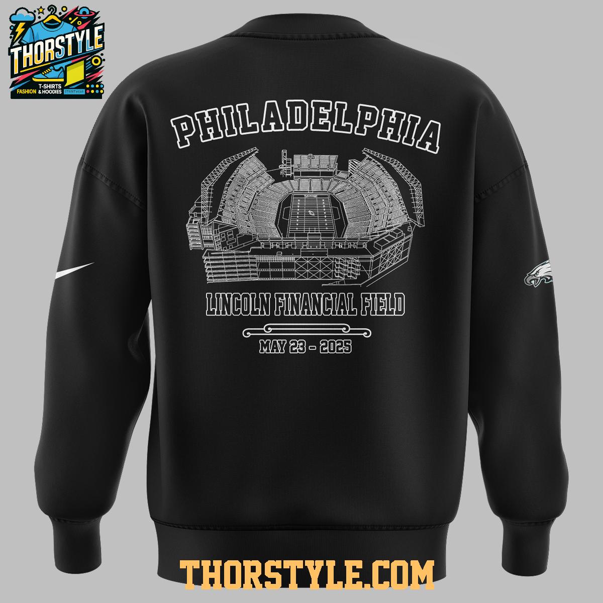 Philadelphia Eagles M72 World Tour 2025 No Repeat Weekend Hoodie T-Shirt Philadelphia Eagles M72 World Tour 2025 No Repeat Weekend Hoodie T-Shirt