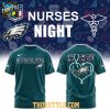 Philadelphia Eagles Night Nurses Appreciation Work Of Heart 2025 Hoodie T Shirt