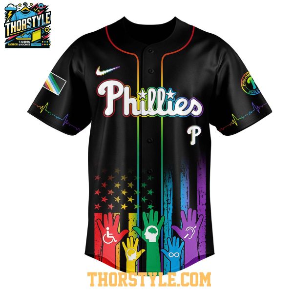 Philadelphia Phillies Support Disability Pride Month 2025 Baseball Jersey