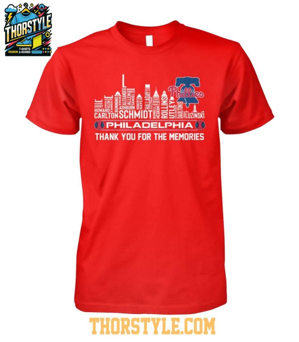 Philadelphia Phillies Thank You For The Memories 2024-2025 TShirt