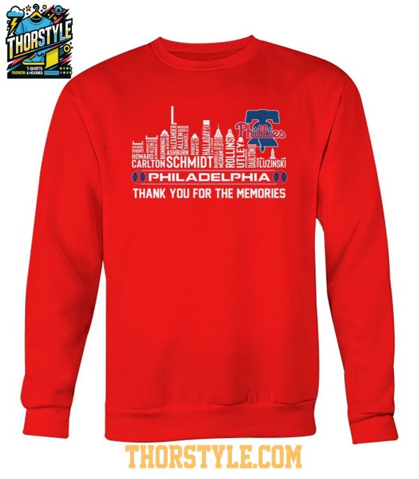Philadelphia Phillies Thank You For The Memories 2024-2025 TShirt