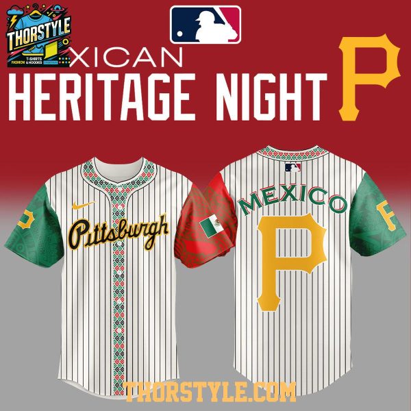 Pittsburgh Pirates Mexico 2025 Mexican Heritage Night Striped Baseball Jersey