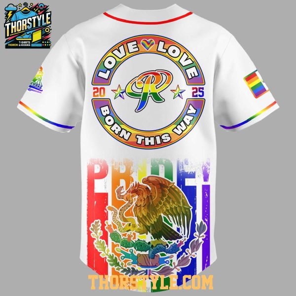 Rieleros de Aguascalientes 2025 Happy Pride Month Baseball Jersey