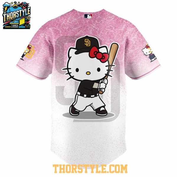 San Diego Padres Hello Kitty Night 2025 Be One Team Baseball Jersey
