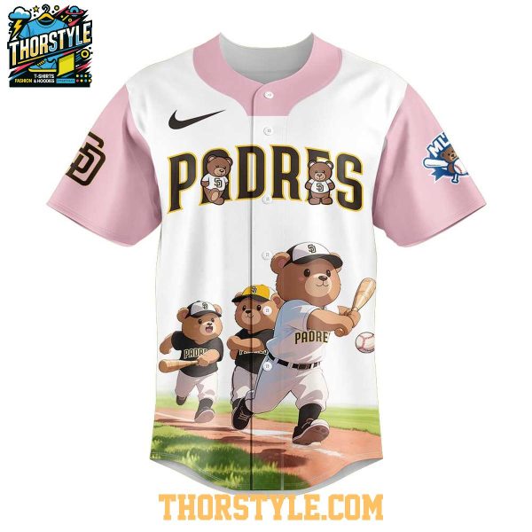 San Diego Padres Teddy Bear 2025 Dream Team MLB Baseball Jersey