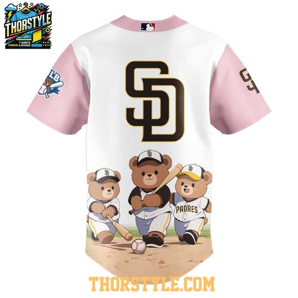 San Diego Padres Teddy Bear 2025 Dream Team MLB Baseball Jersey