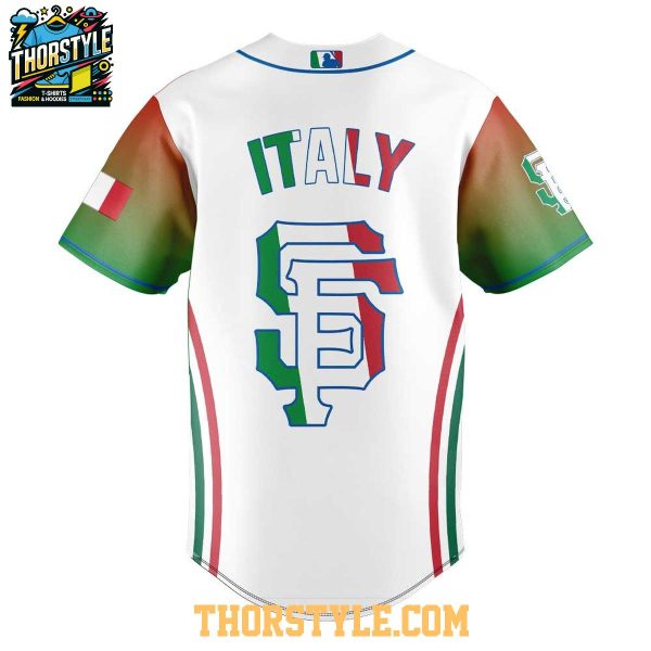 San Francisco Giants Celebrate Italian Heritage Night 2025 Baseball Jersey