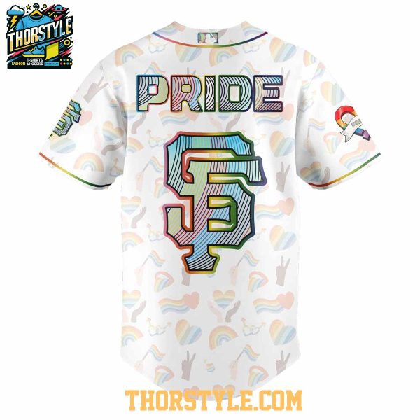 San Francisco Giants Celebration LGBTQ Pride Night 2025 Baseball Jersey