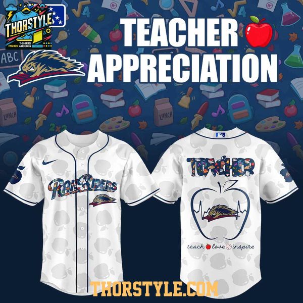 Scranton Wilkes-Barre RailRiders 2025 Teacher Appreciation Love Baseball Jersey