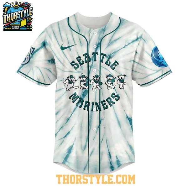 Seattle Mariners 2025 Grateful Dead Dead & Company Baseball Jersey