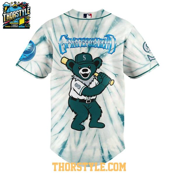 Seattle Mariners 2025 Grateful Dead Dead & Company Baseball Jersey