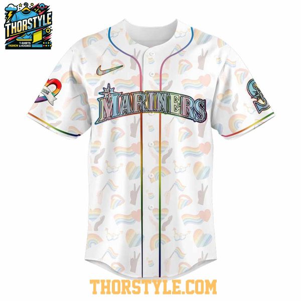 Seattle Mariners Celebration LGBTQ Pride Night 2025 Baseball Jersey