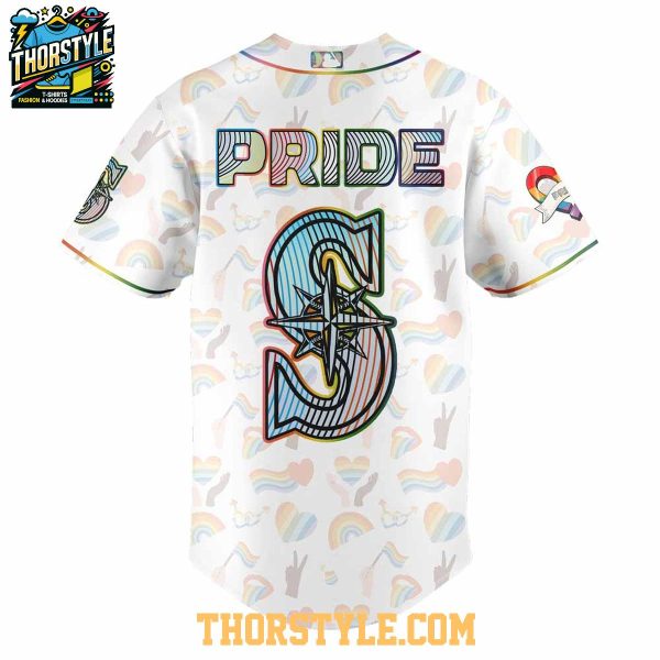 Seattle Mariners Celebration LGBTQ Pride Night 2025 Baseball Jersey