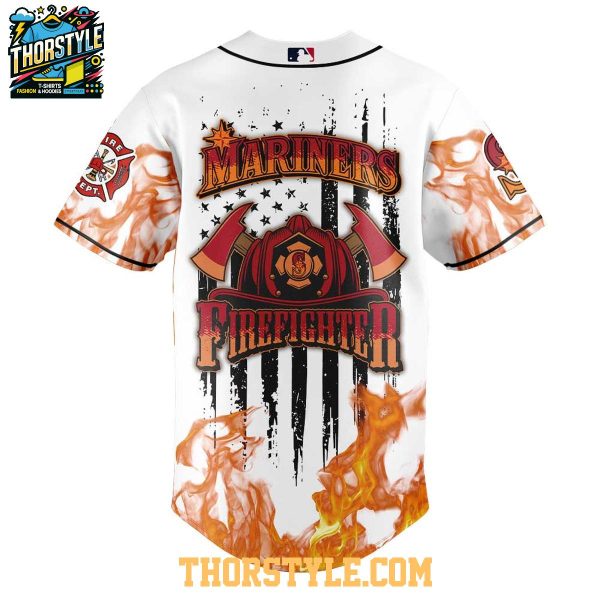 Seattle Mariners Firefighter Appreciation 2025 Fire Dept. Baseball Jersey