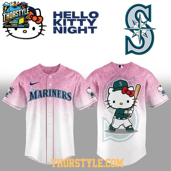 Seattle Mariners Hello Kitty Night 2025 Be One Team Baseball Jersey