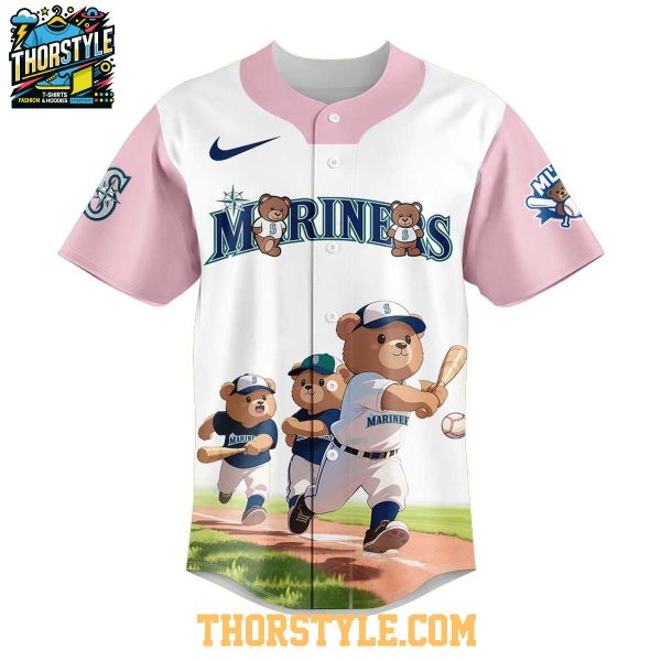 Seattle Mariners Teddy Bear 2025 Dream Team MLB Baseball Jersey