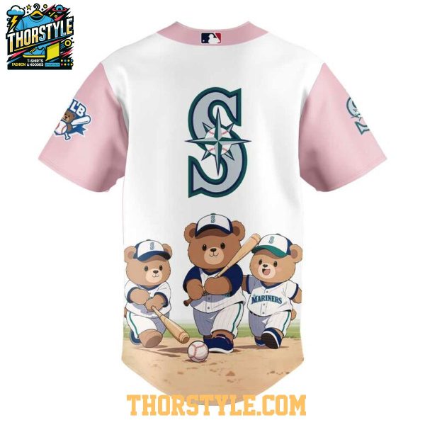 Seattle Mariners Teddy Bear 2025 Dream Team MLB Baseball Jersey