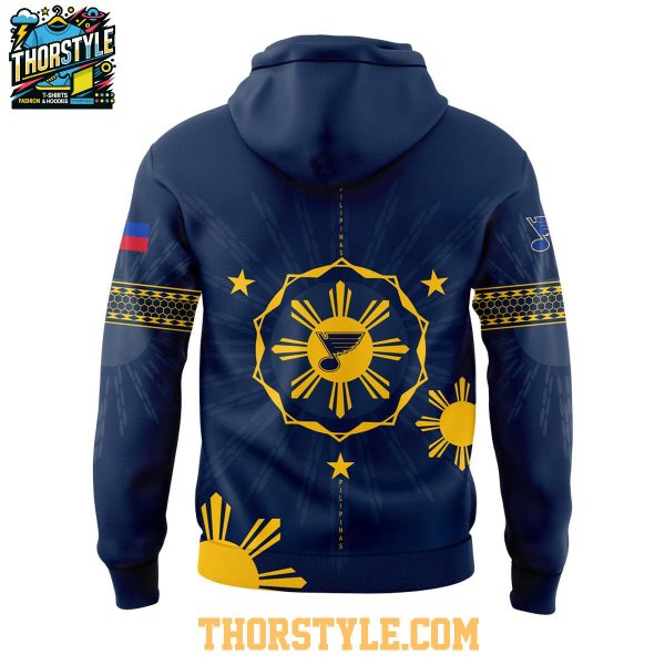 St. Louis Blues Filipino Heritage 2025 Let’s Celebrate Hoodie T-Shirt