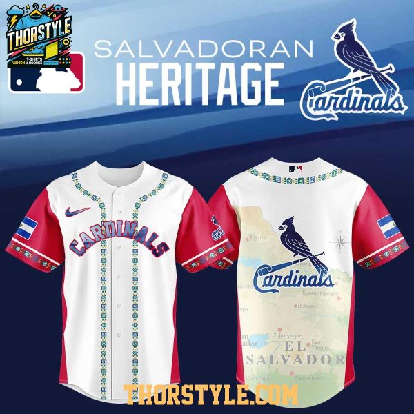 St.Louis Cardinals Traditional Salvadoran El Salvador Heritage 2025 Baseball Jersey