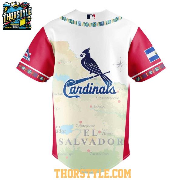 St.Louis Cardinals Traditional Salvadoran El Salvador Heritage 2025 Baseball Jersey