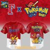 Texas Rangers 2025 Pokémon GO Night Pikachu Memories Baseball Jersey