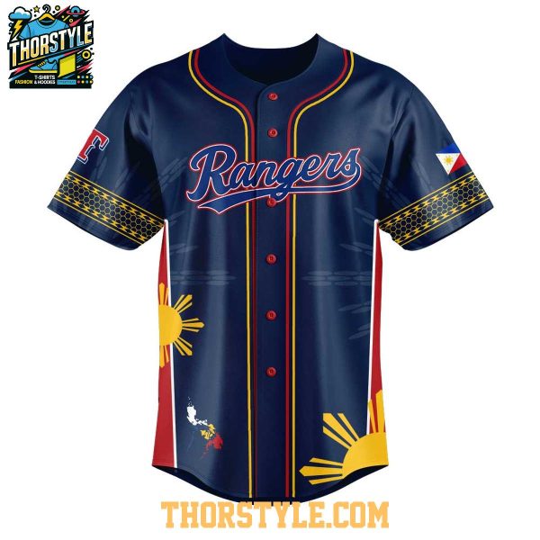 Texas Rangers Filipino Heritage Night 2025 Celebration Baseball Jersey
