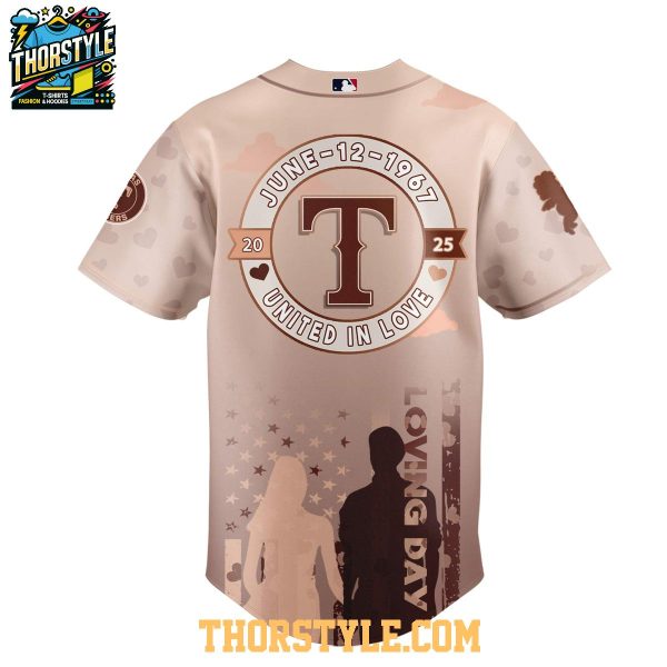Texas Rangers Happy Loving Day 1967-2025 Loving Virginia Baseball Jersey