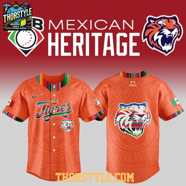 Tigres de Quintana Roo Mexican Heritage 2025 Celebration Baseball Jersey