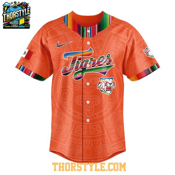Tigres de Quintana Roo Mexican Heritage 2025 Celebration Baseball Jersey