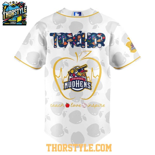 Toledo Mud Hens 2025 Teacher Appreciation Love Baseball Jersey