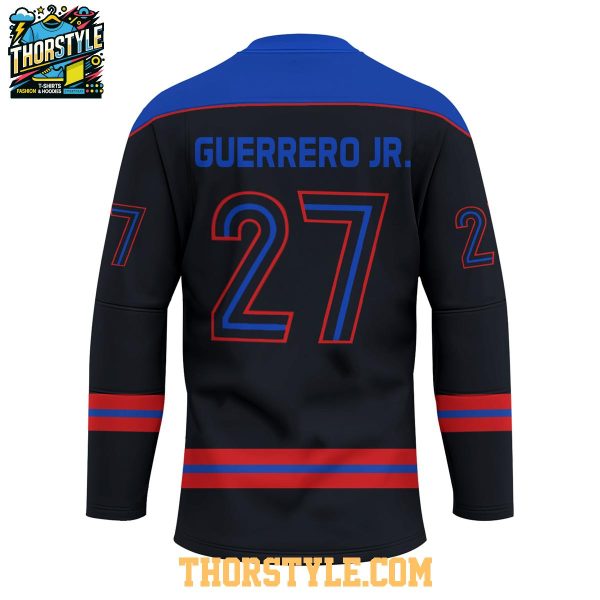 Toronto Blue Jays Vladimir Guerrero Jr. 2025 Personalized Hockey Jersey